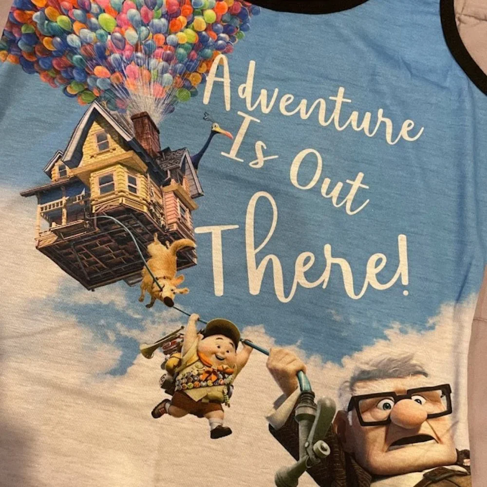 NWT Disney's "UP" Graphic Tank Top - Women's Small - Adventure Is Out There! - Picture 6 of 7